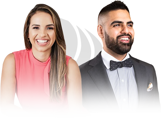 Maria Puche and Prince Zeeshan Ali, co-founders of Wealth Armor